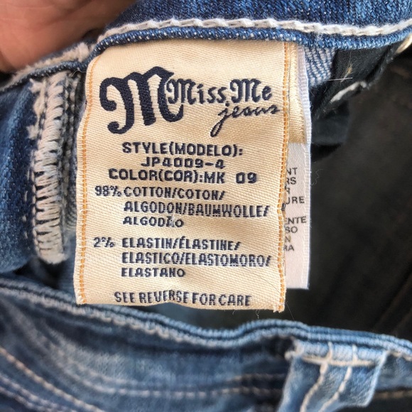 MISS ME Size 27 Bootcut *BLING* Jeans - Picture 4 of 4